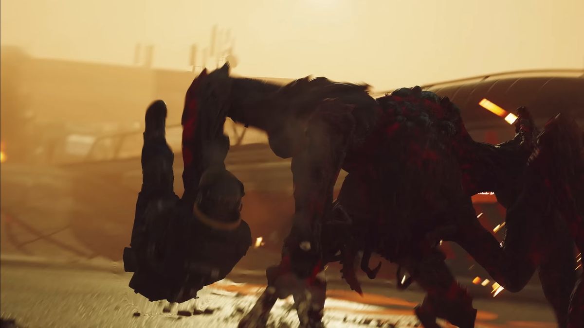 Promotional screenshot of alien life in Starfield