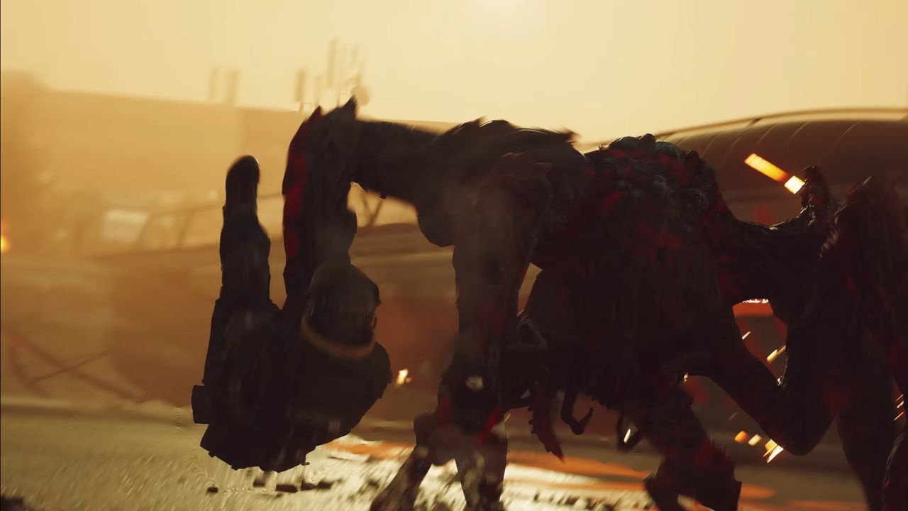 Promotional screenshot of alien life in Starfield