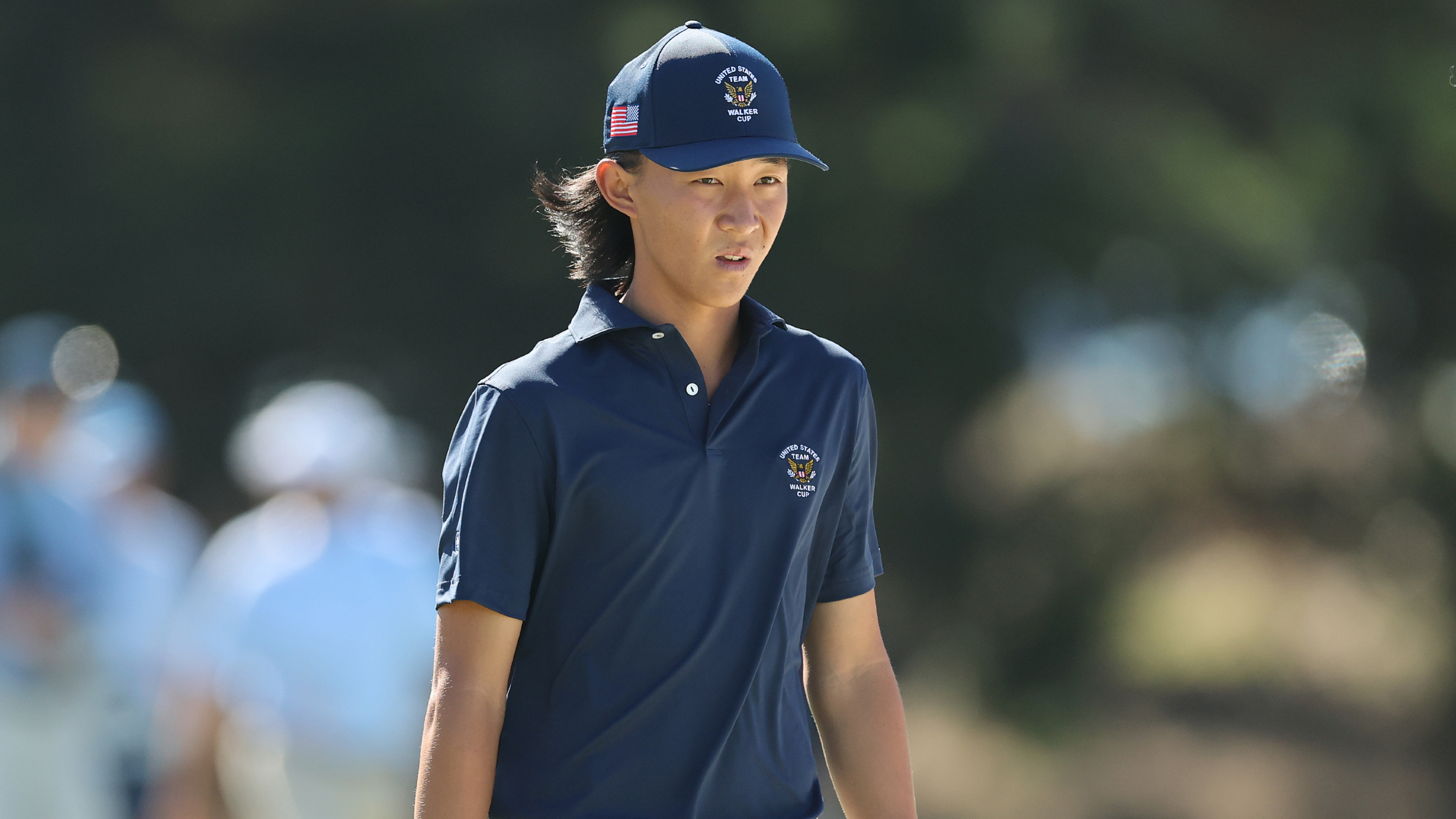 Ethan Fang at the Walker Cup