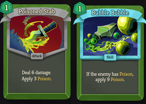 Poisoned Stab, Bubble Bubble