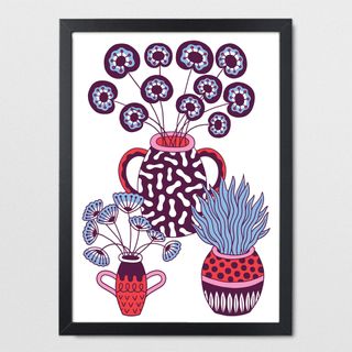 limited edition print of vases