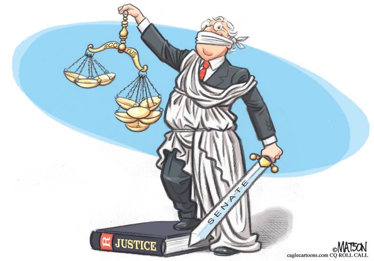 Political Cartoon U.S. McConnell SCOTUS