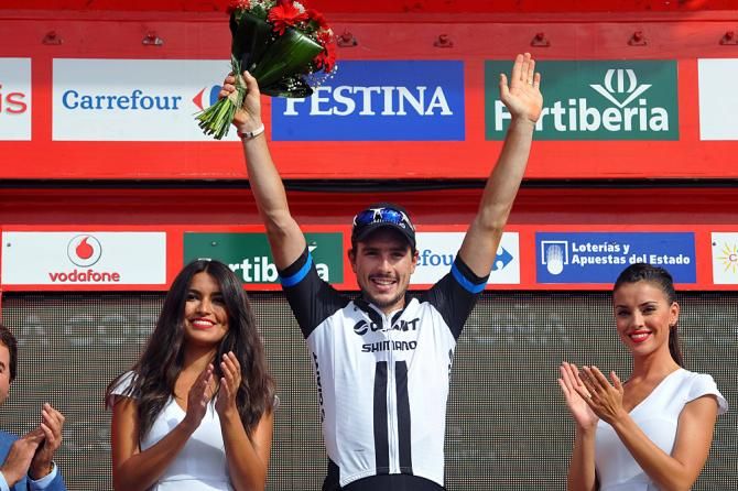 John Degenkolb (Giant Shimano) on the podium