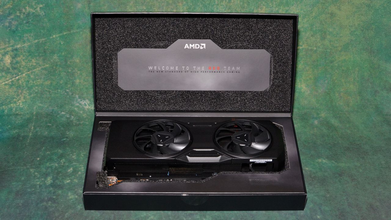 AMD Radeon RX 7800 XT reference card photos