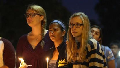 vigil for mass shooting in california