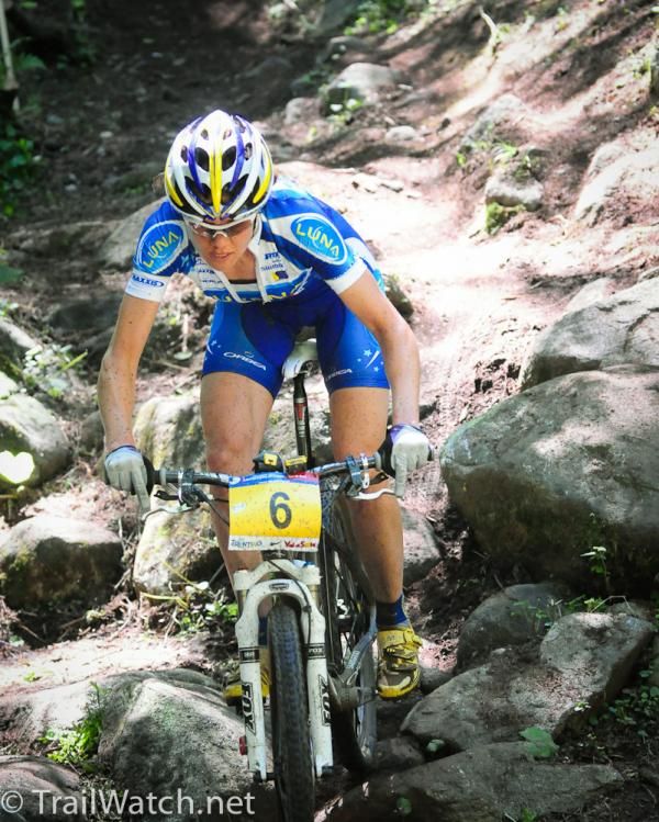 Georgia Gould (Luna Pro Team) lead early but settled back a few places