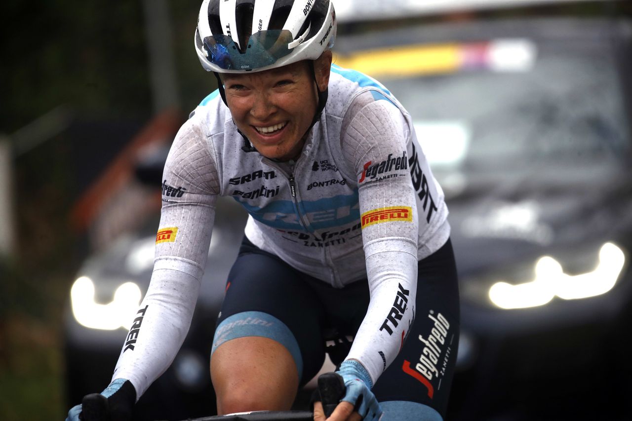 De Brabantse Pijl La Fleche Brabanconne Women 2022 7th Edition SintPietersLeeuw Overijse 1412 km 13042022 Tayler Wiles USA Trek Segafredo photo Rafa GomezSprintCyclingAgency2022