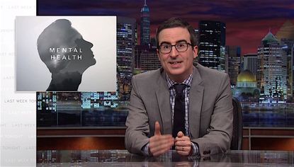 John Oliver sets the record straight on mental illness and gun violence