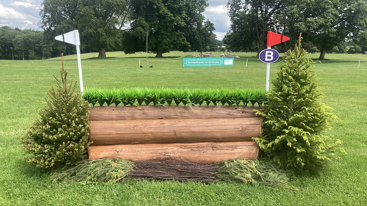 BE80 National Championships cross-country course: fence 11b alternative