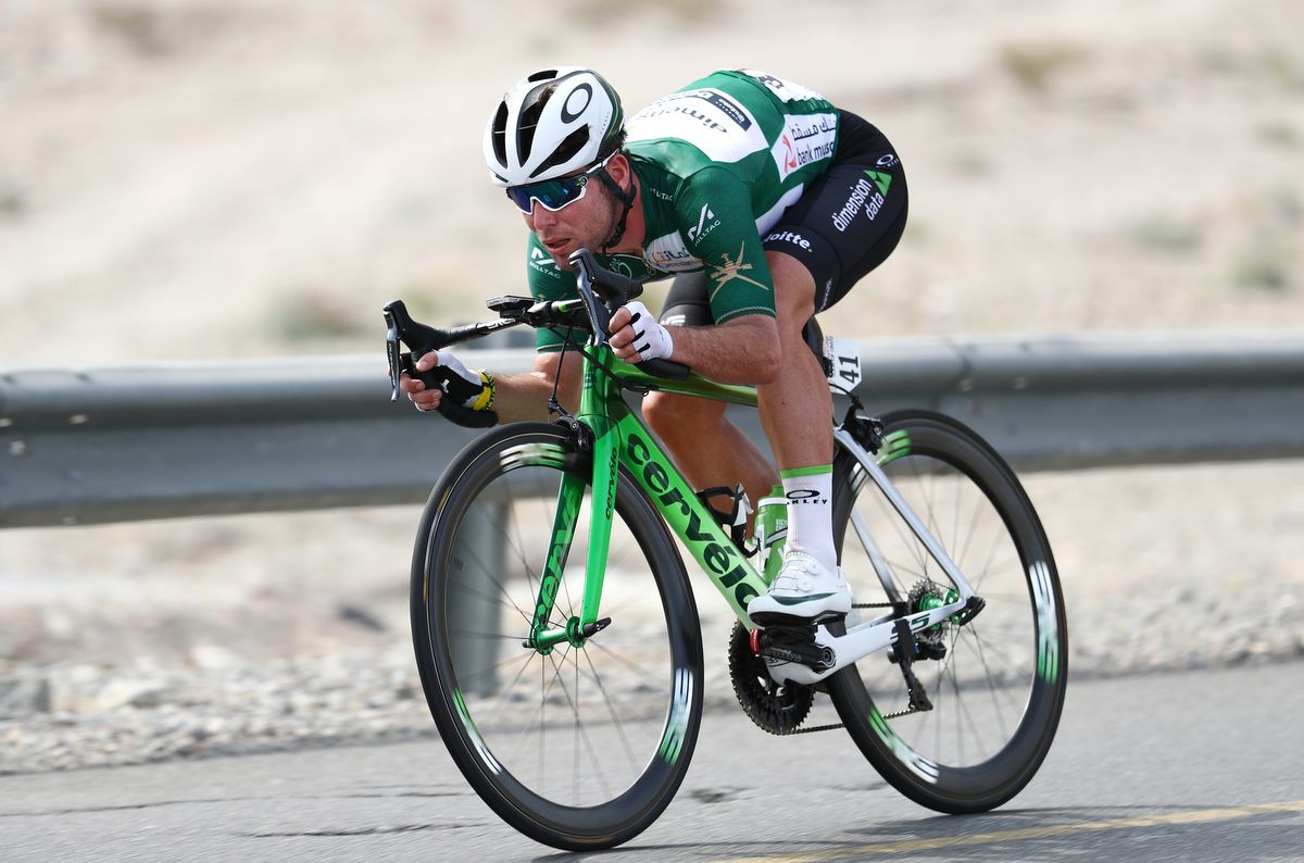 Mark Cavendish (Dimension Data) gets aero