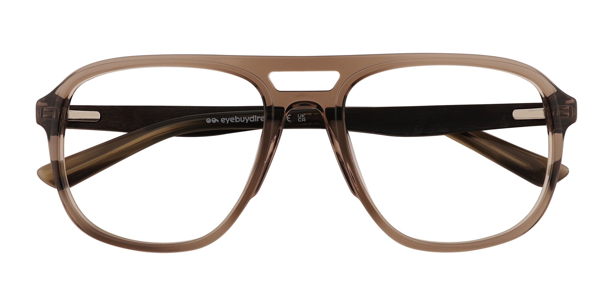 Twig Aviator Gray Glasses for Men | Eyebuydirect