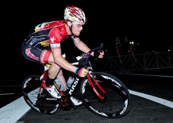 John Murphy (Kenda/5 Hour Energy P/b Geargrinder) escapes solo for a few laps