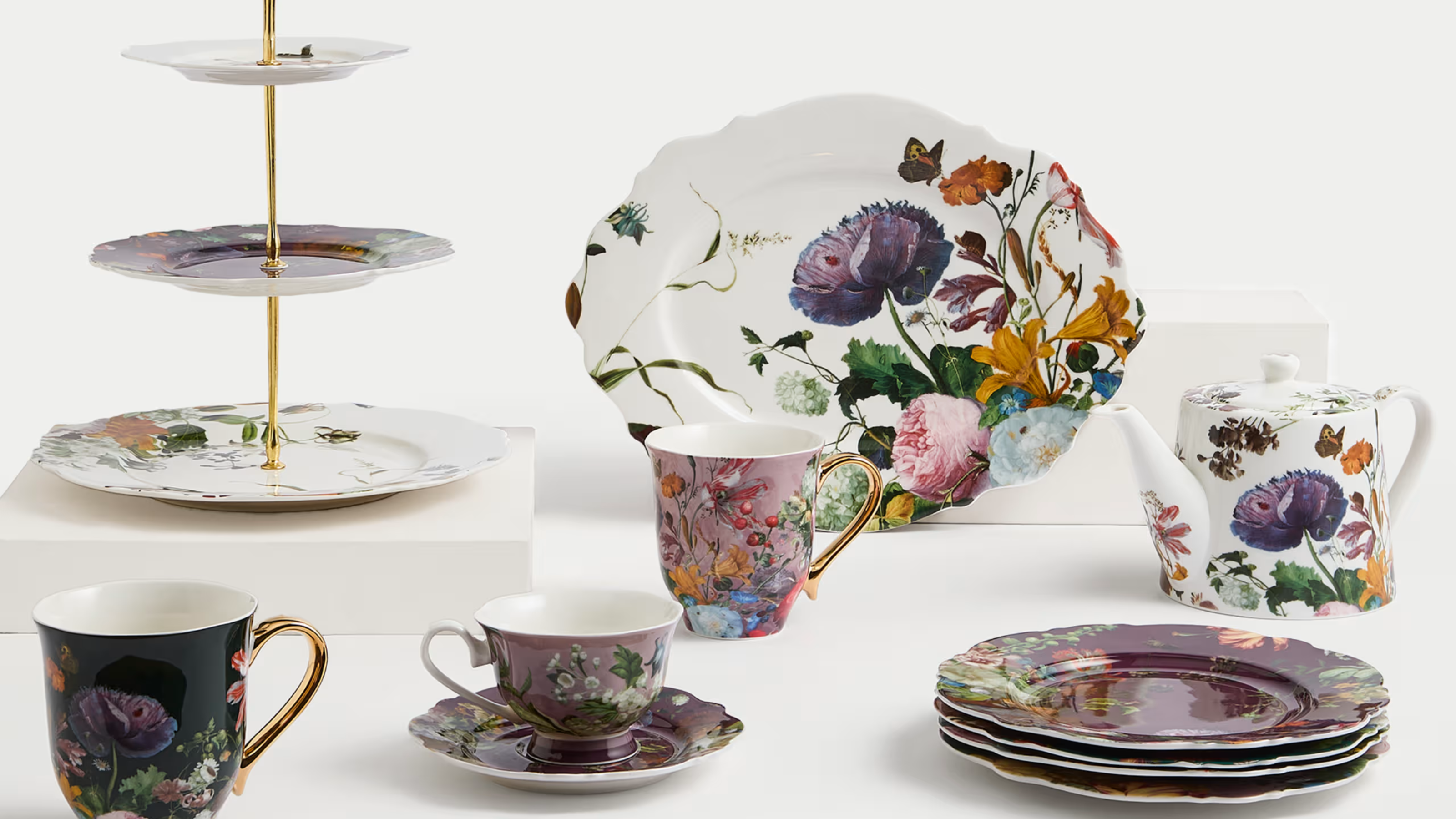 M&amp;S x National Gallery tableware
