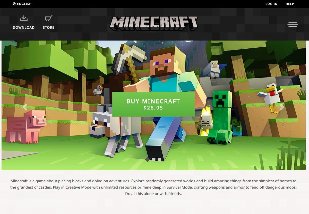 Mojang launches updated Minecraft.net website - MSPoweruser