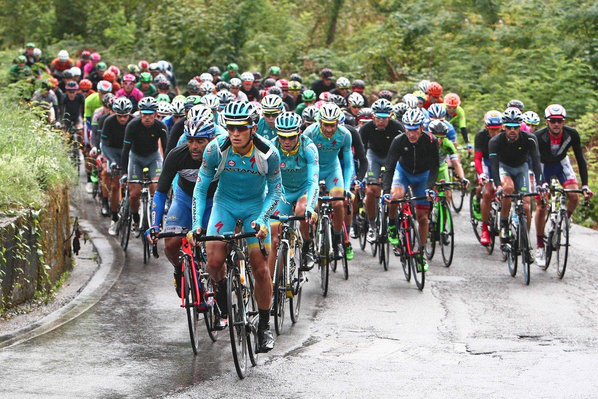 Astana controlling the peloton