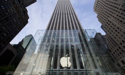 Apples's flagship store in New York