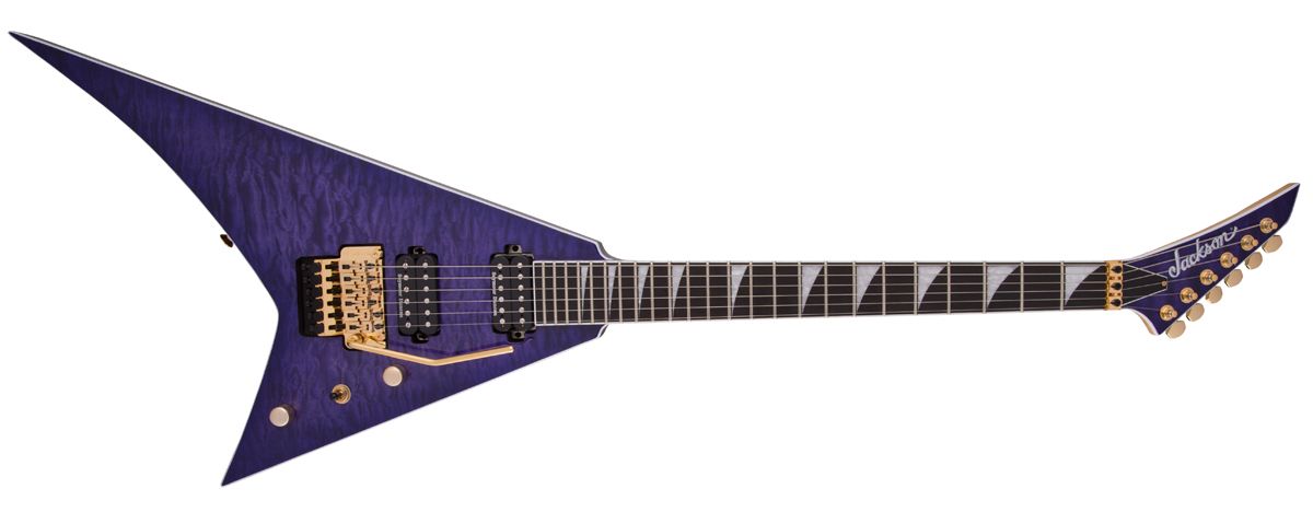 Jackson Pro Series Rhoads R24Q in Trans Purple
