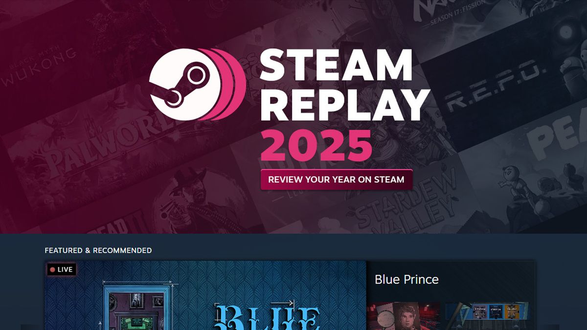 Even with big releases, Steam players spent most of 2025 on older games
