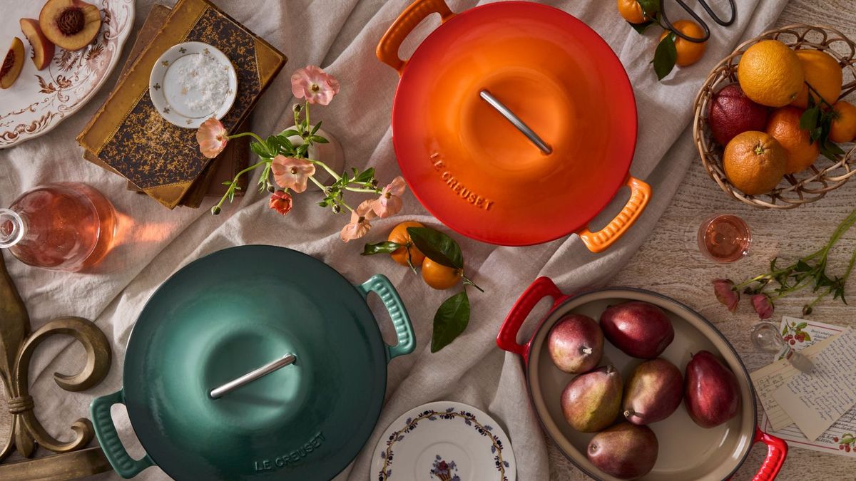 Le Creuset Launches A New Modern Heritage Collection Homes And Gardens le-creuset-launches-a-new-modern-heritage-collection-homes-and-gardens