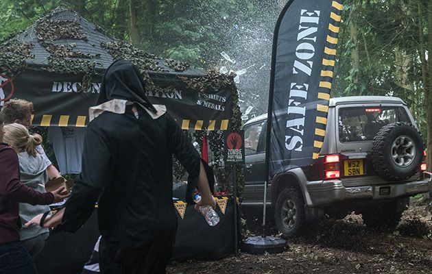 Lawrence White has awoken and is confused by the hubbub coming from outside. Drowsy, he decides to investigate and hops into his car. It’s not long before he’s hurtling towards Belle Dingle, Lachlan White and Victoria Barton - crashing into Victoria’s stall and leaving her injured in Emmerdale.