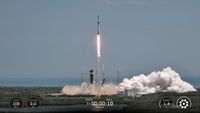 A SpaceX Falcon 9 rocket launches 29 Starlink internet satellites from Florida&rsquo;s Cape Canaveral Space Force Station on Aug. 11, 2026.