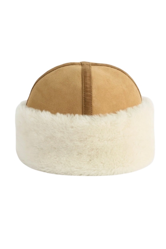 Toteme - INT, Shearling Winter Hat Tan