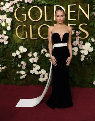 Zoë Kravitz attends the 82nd Annual Golden Globe Awards at The Beverly Hilton on January 05, 2025 in Beverly Hills, California.