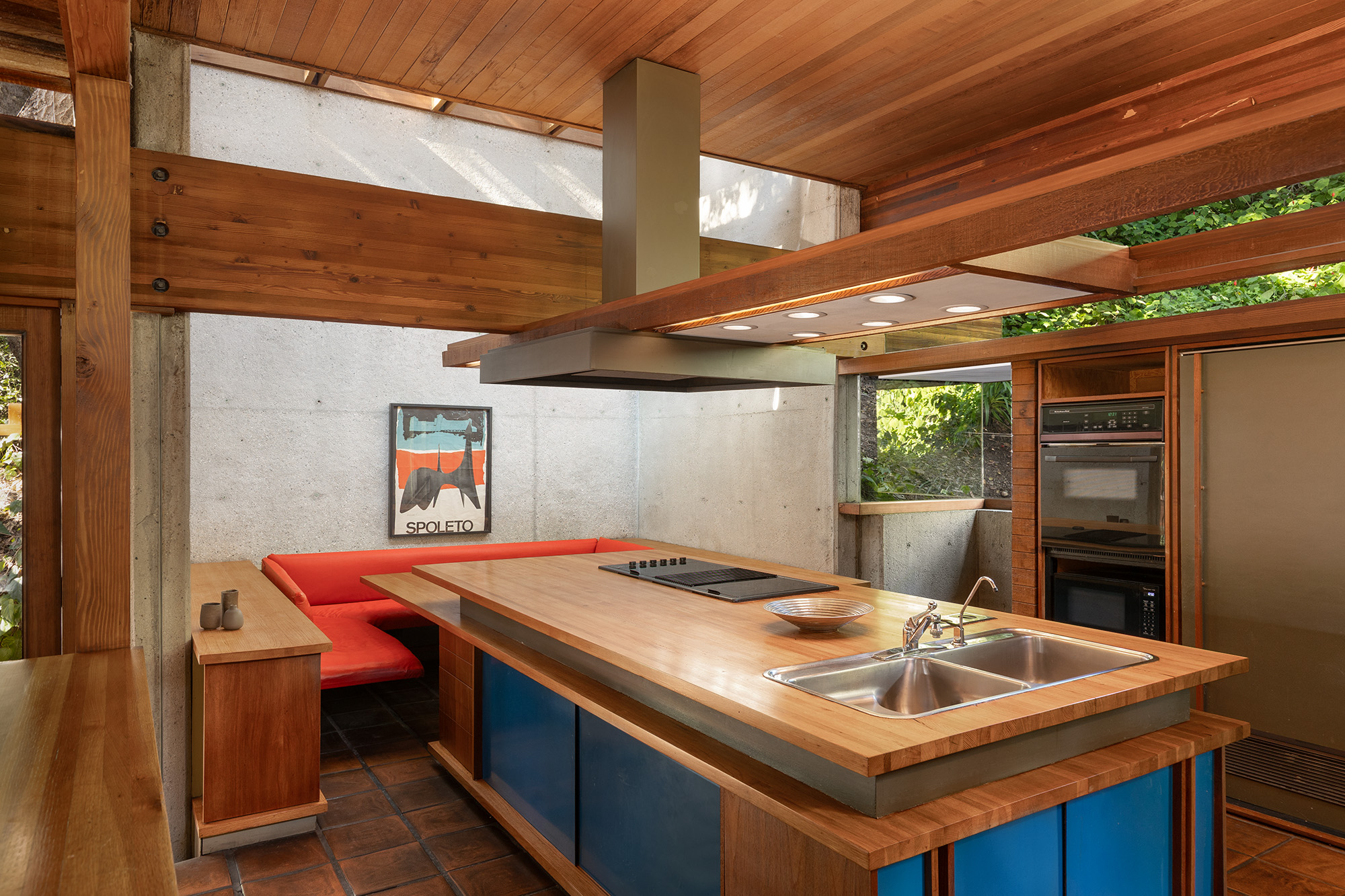 The kitchen in the Kappe House