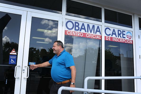 A UniVista Insurance company office where people can sign up for health care plans.