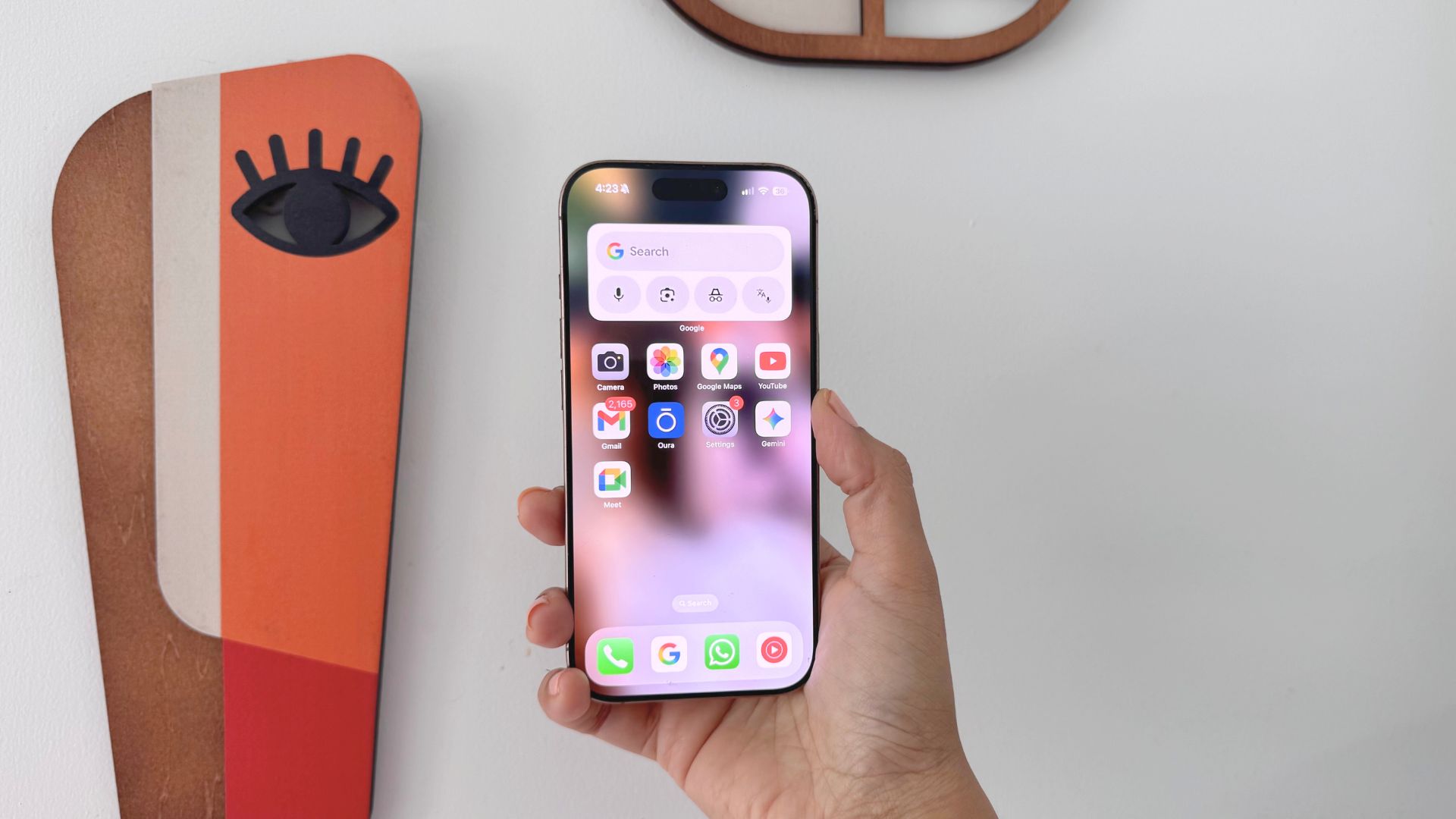 Google-widget-apps-iphone16-pro