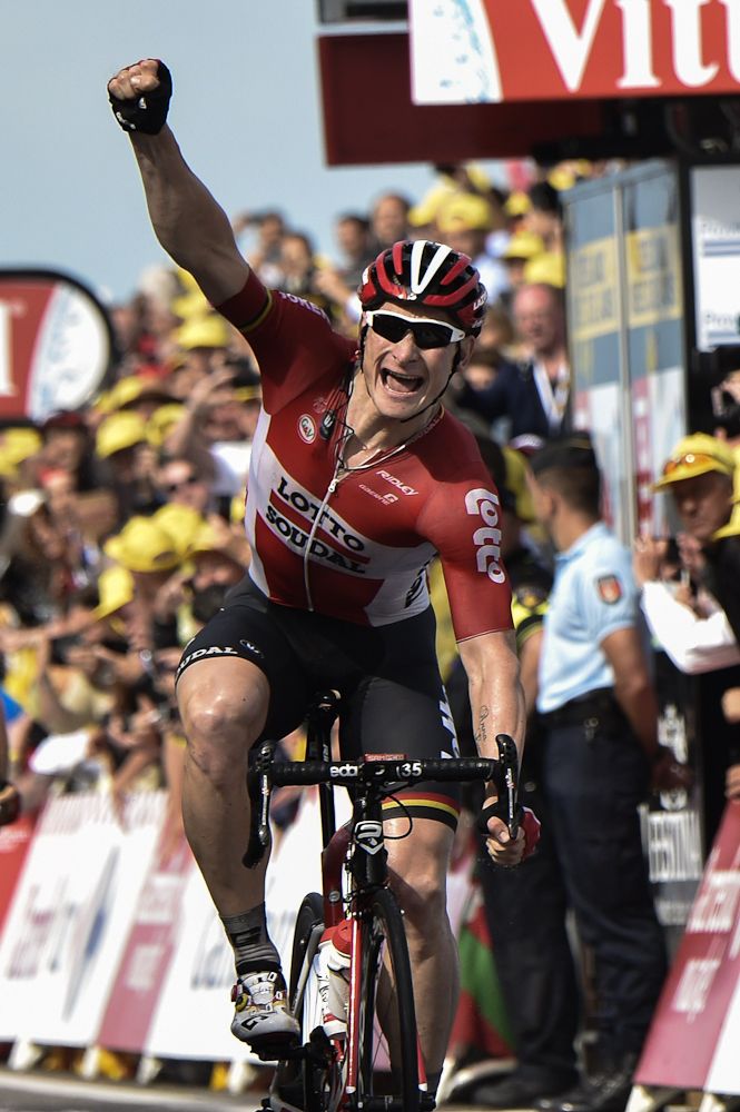 Andre Greipel wins stage 2 of the 2015 Tour de France.
