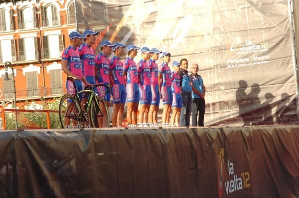Lampre-ISD at the 2012 Vuelta a Espana