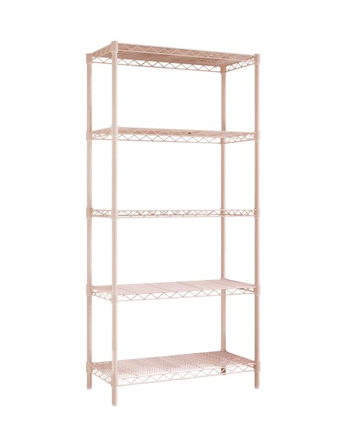 Ktaxon Pink 5-Tier Kitchen Storage Rack