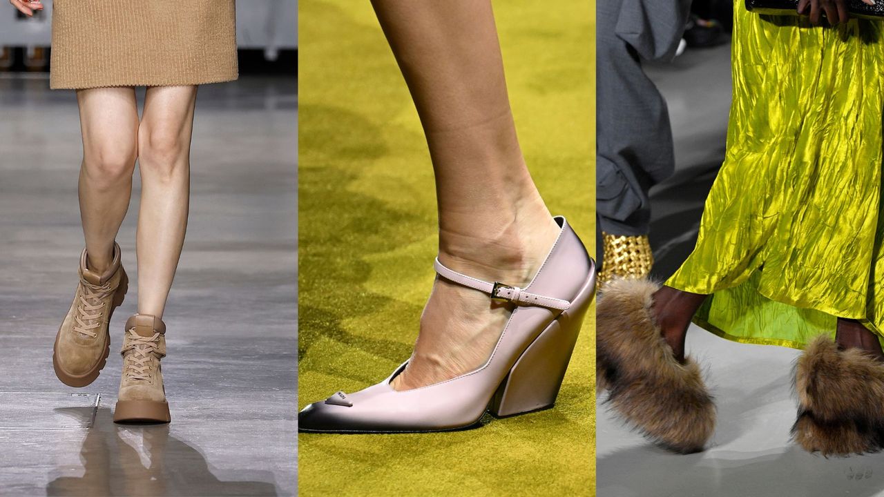 autumn/winter shoe trends 2023 Prada, Akris, AWAKE MODE