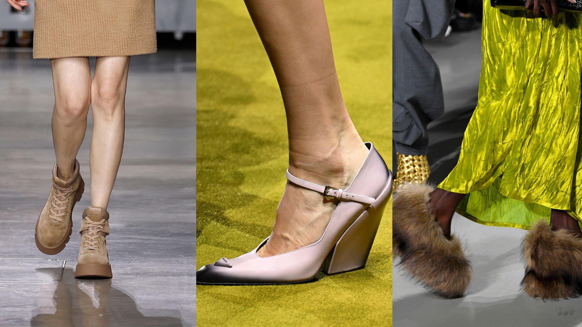 Saint Laurent Gives Stiletto Heels Cozy Twist With Faux Fur Mules