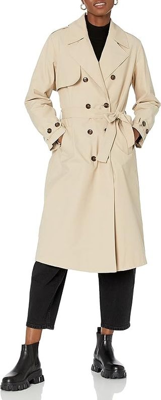 The Drop, The Drop Women's Noa Trench Coat, Hummus, Xl