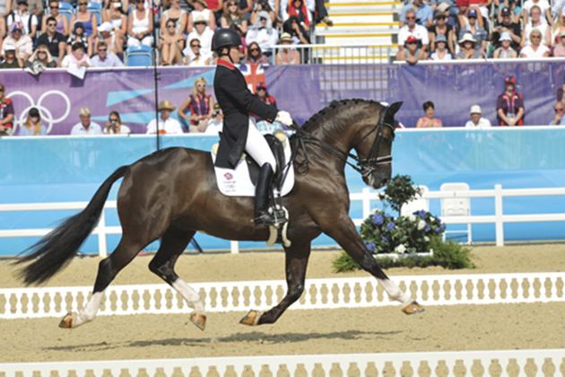 ‘It was the ultimate dream to get here and win gold; Valegro’s the horse of a lifetime,’ Charlotte said