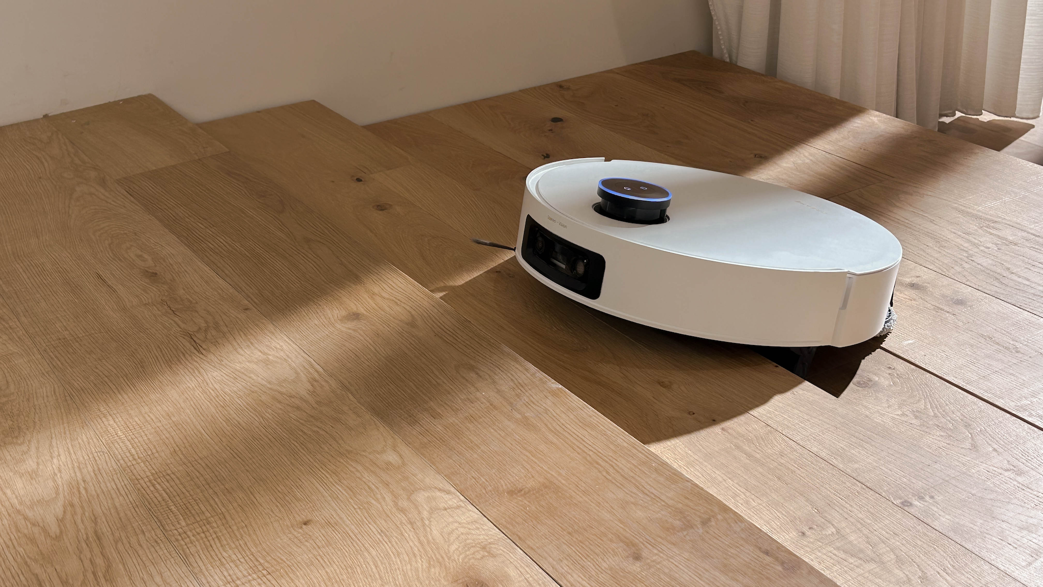 Promotional image showing the Dreame X60 Pro Ultra Complete in action
