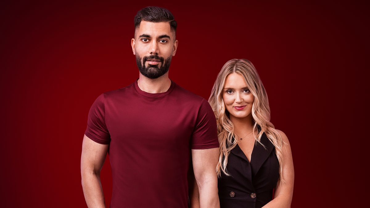 Stevi and Mahdi in 90 Day Fianc&eacute; season 11 key art