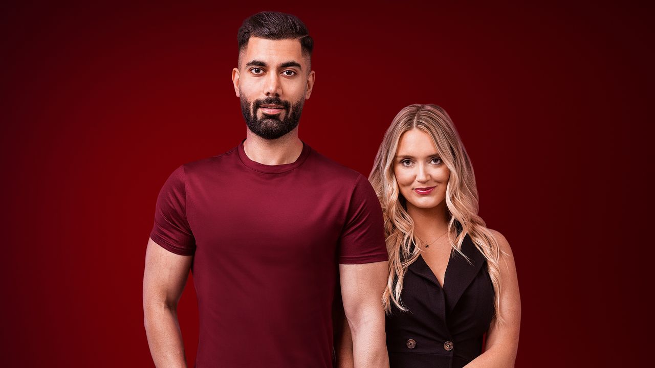 Stevi and Mahdi in 90 Day Fianc&eacute; season 11 key art