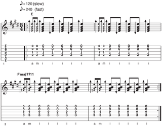 rasgueado lesson example 2