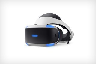 PS VR Headset lit up