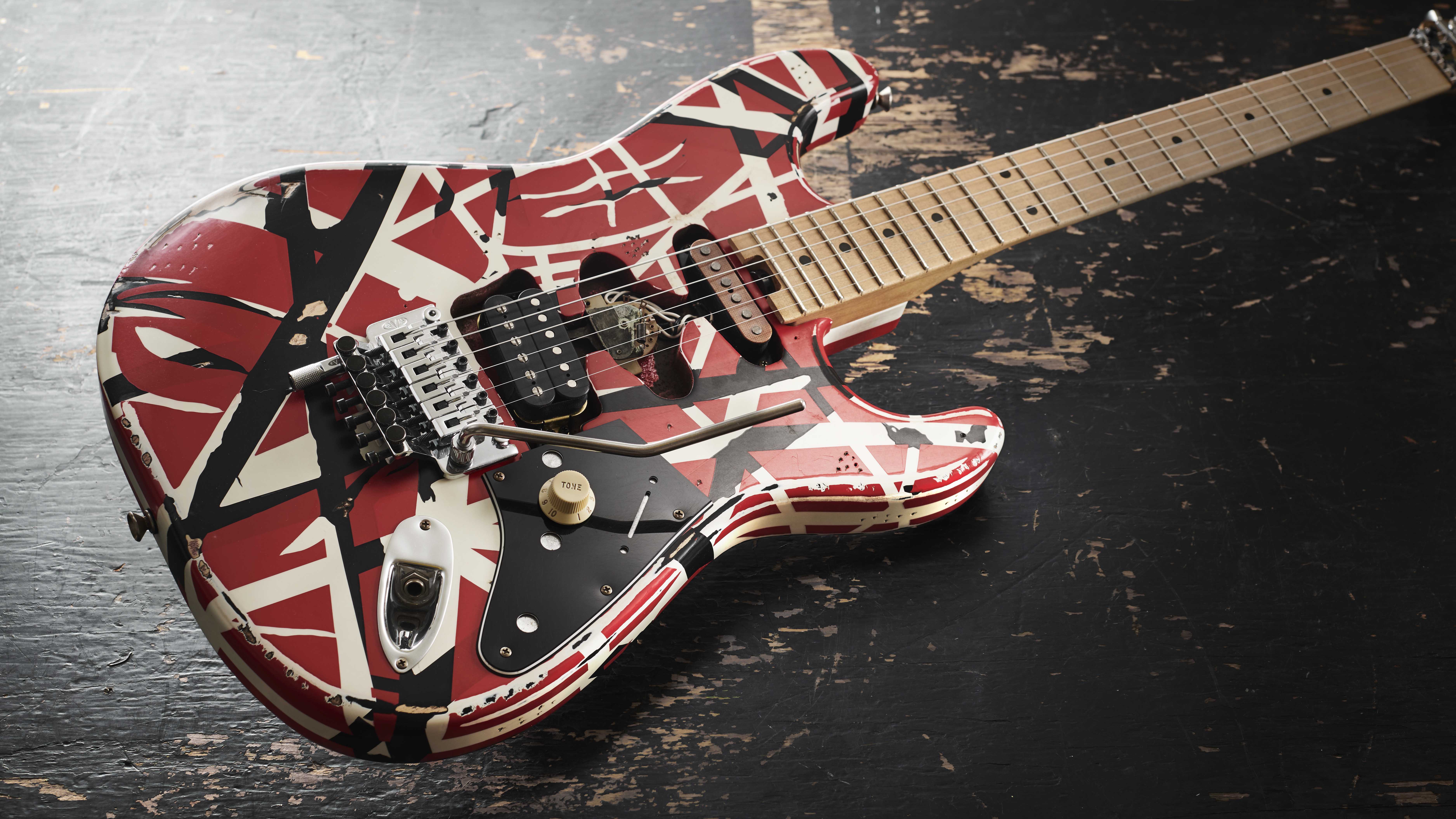 In pictures: EVH Striped Series Frankie Eddie Van Halen signature guitar Mu...