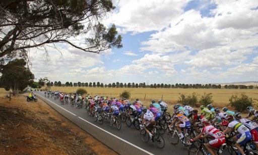The riders had to deal with high temperatures