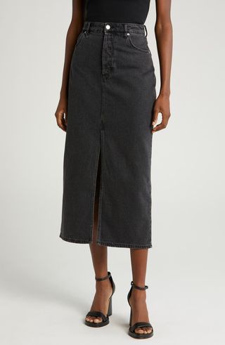 Chicago Denim Maxi Skirt