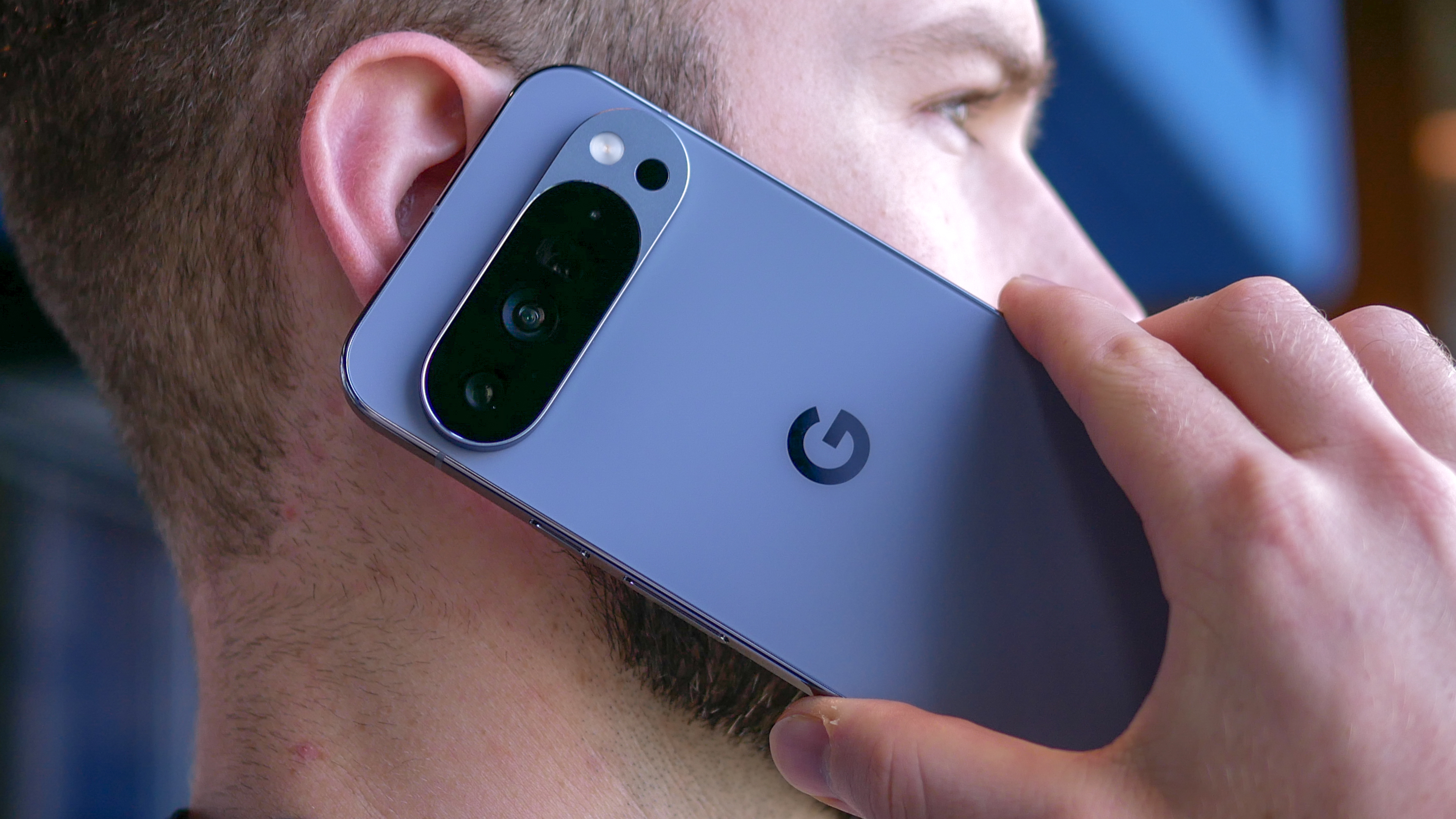 Google Pixel 10 Pro XL used to make a phone call.