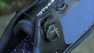 close up of the SLW3 dial on the Northwave Corsair 2 shoes