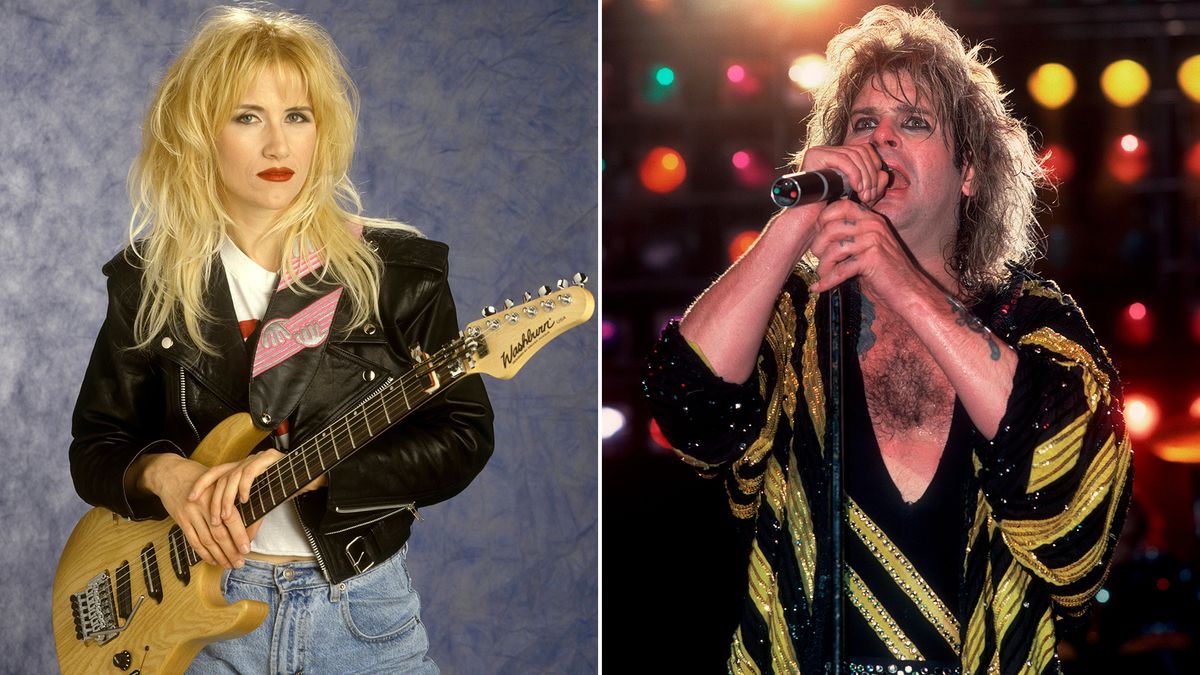 [L-R] Jennifer Batten and Ozzy Osbourne