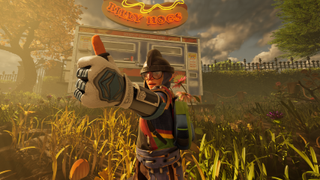 Pete giving a thumbs up