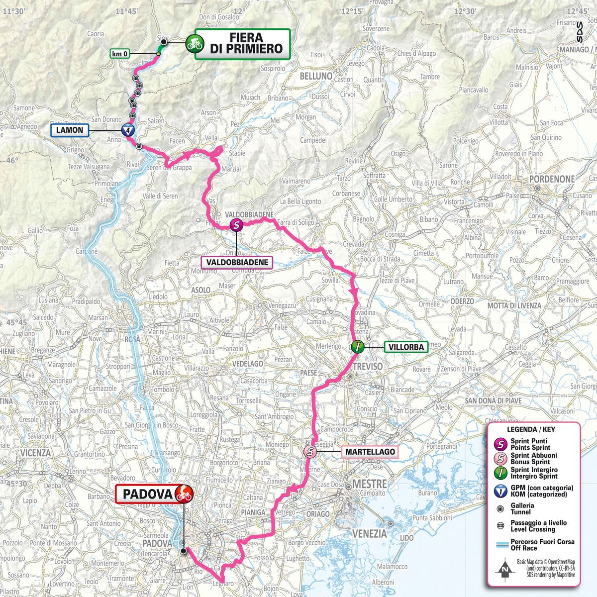 2024 Giro d'Italia maps and profiles